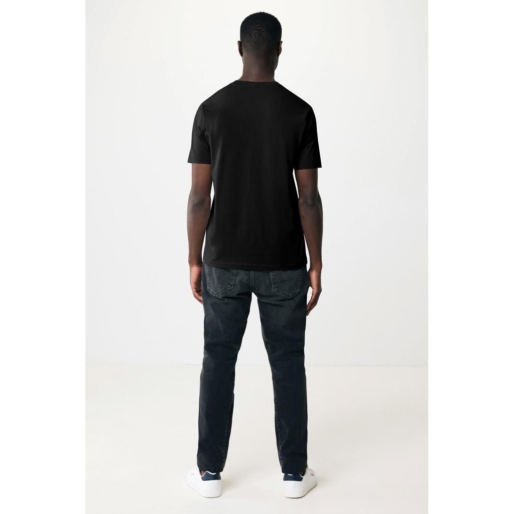 Tricou ușor din bumbac reciclat Iqoniq Sierra black