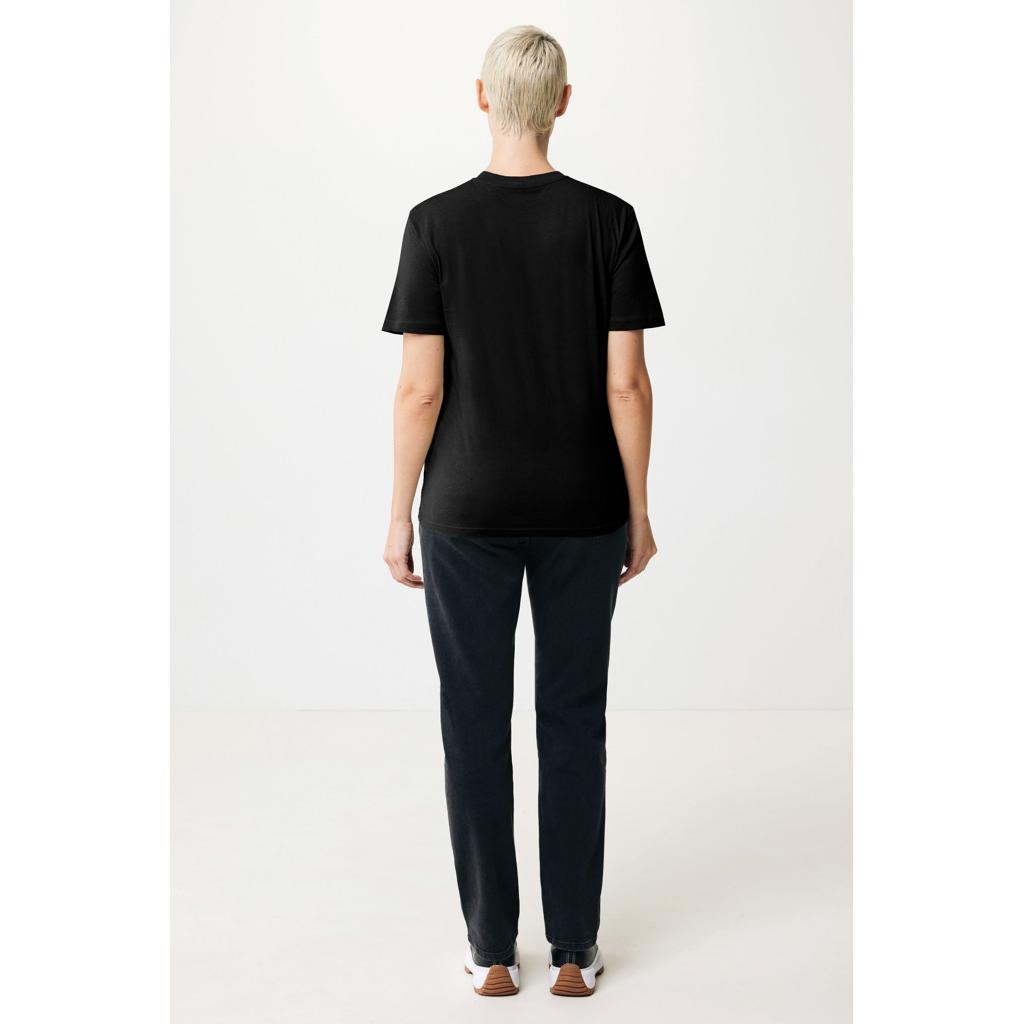 Tricou ușor din bumbac reciclat Iqoniq Sierra black