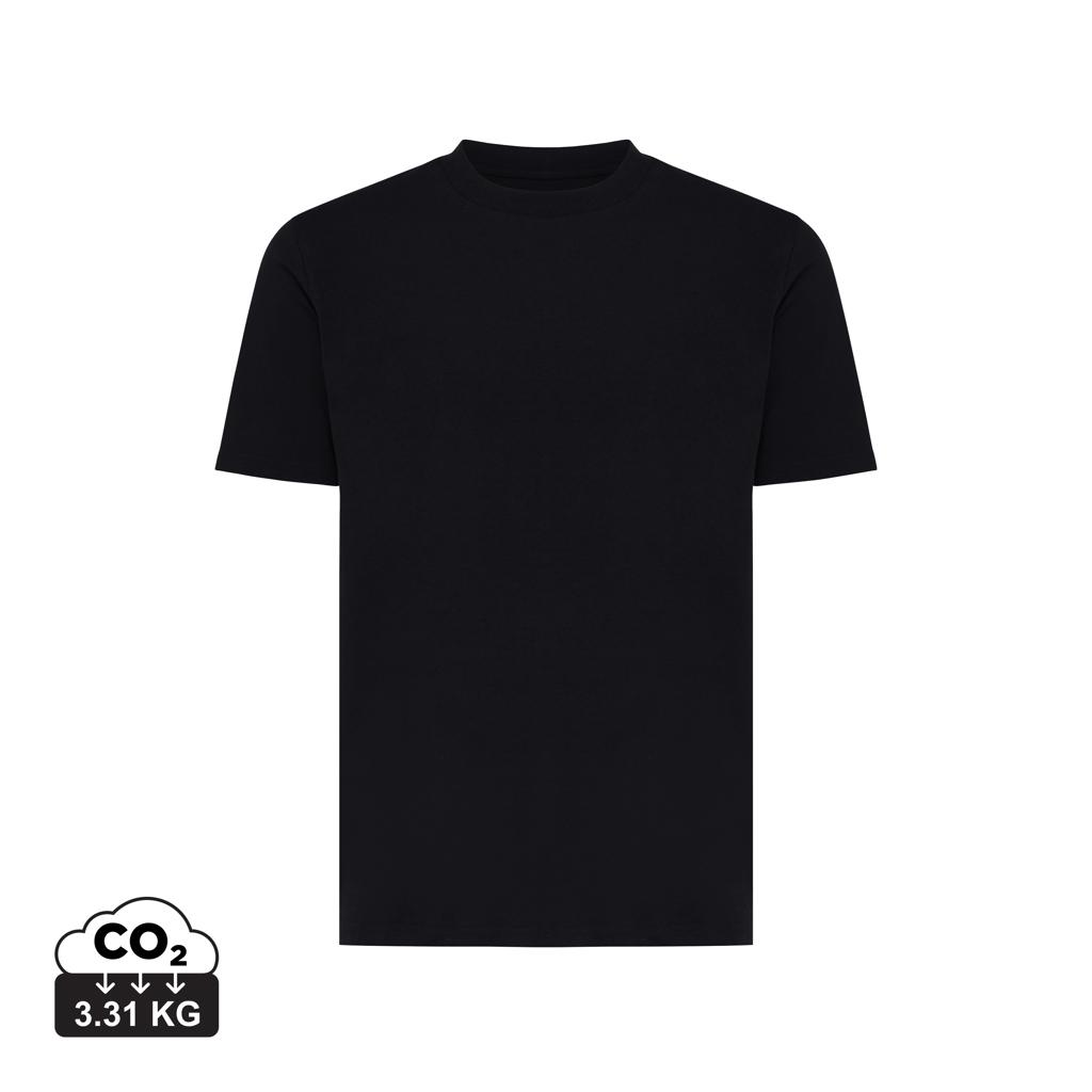 Tricou ușor din bumbac reciclat Iqoniq Sierra black
