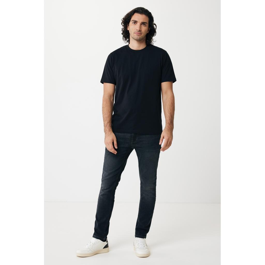 Tricou ușor din bumbac reciclat Iqoniq Sierra black