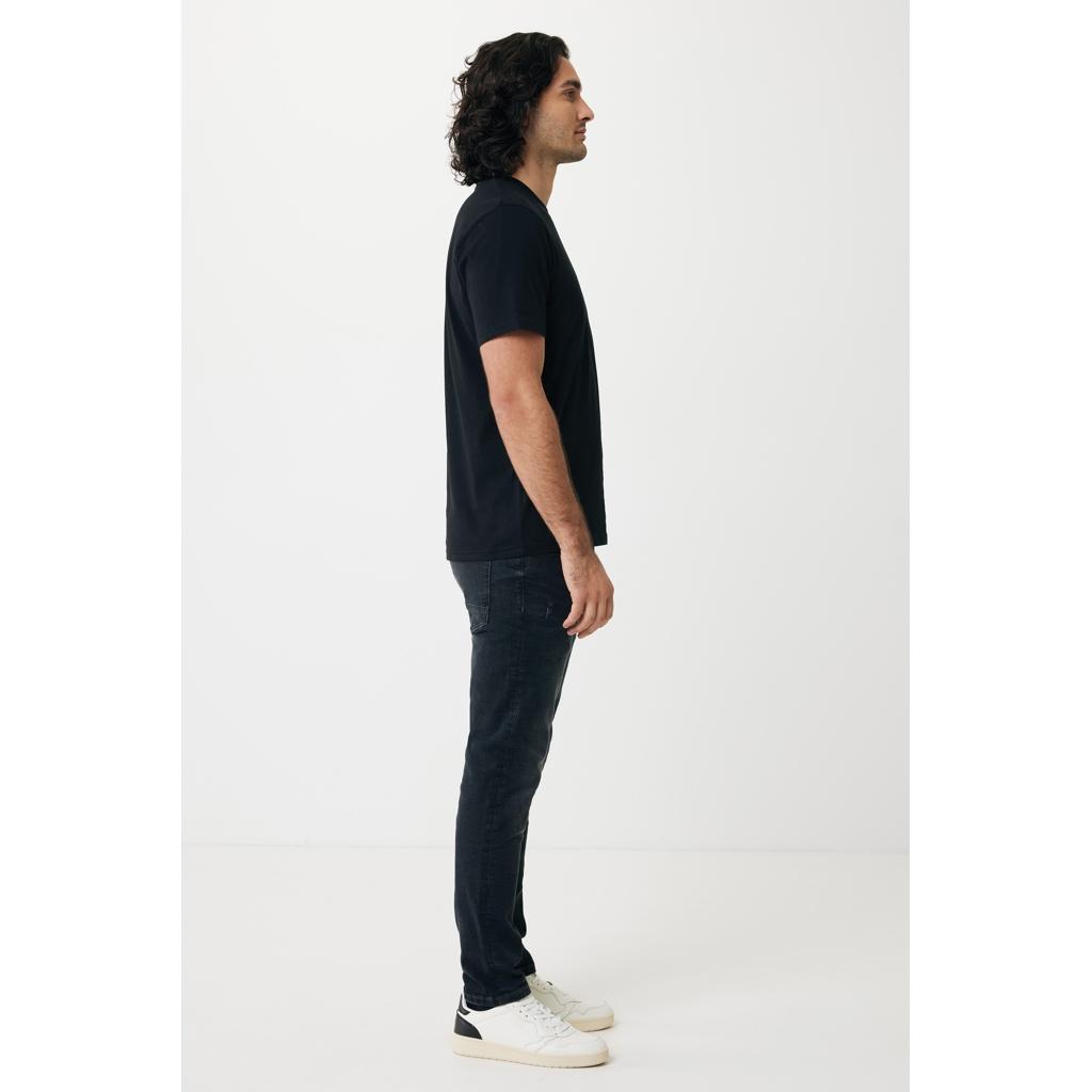 Tricou ușor din bumbac reciclat Iqoniq Sierra black