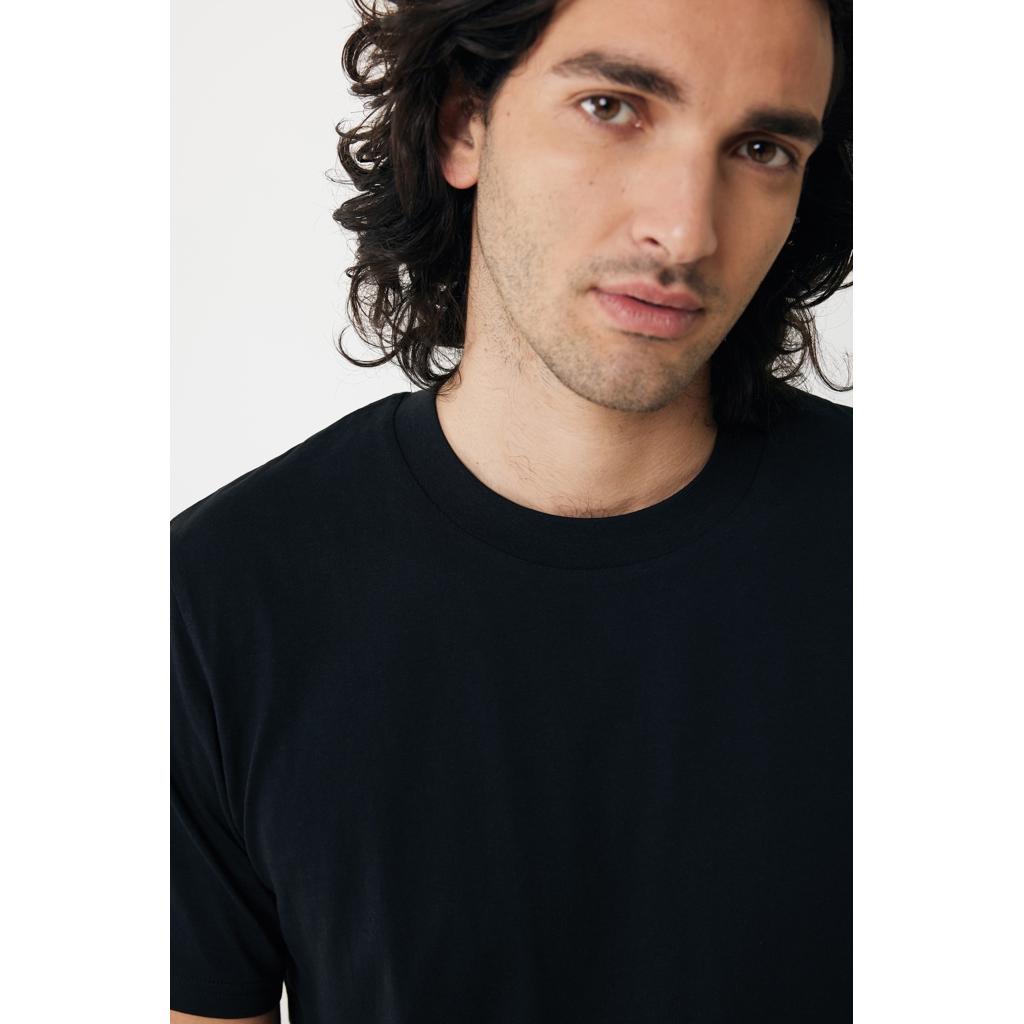Tricou ușor din bumbac reciclat Iqoniq Sierra black