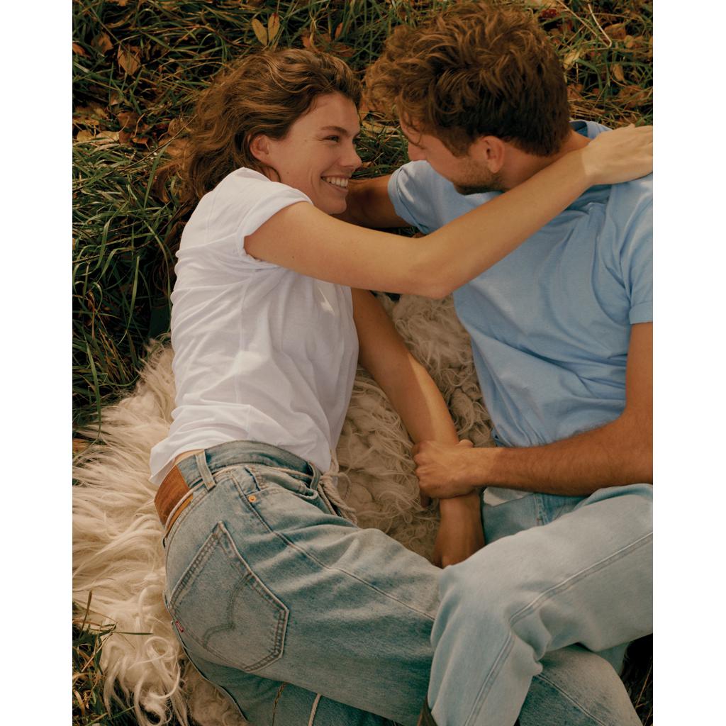 Tricou ușor din bumbac reciclat Iqoniq Sierra sky blue M