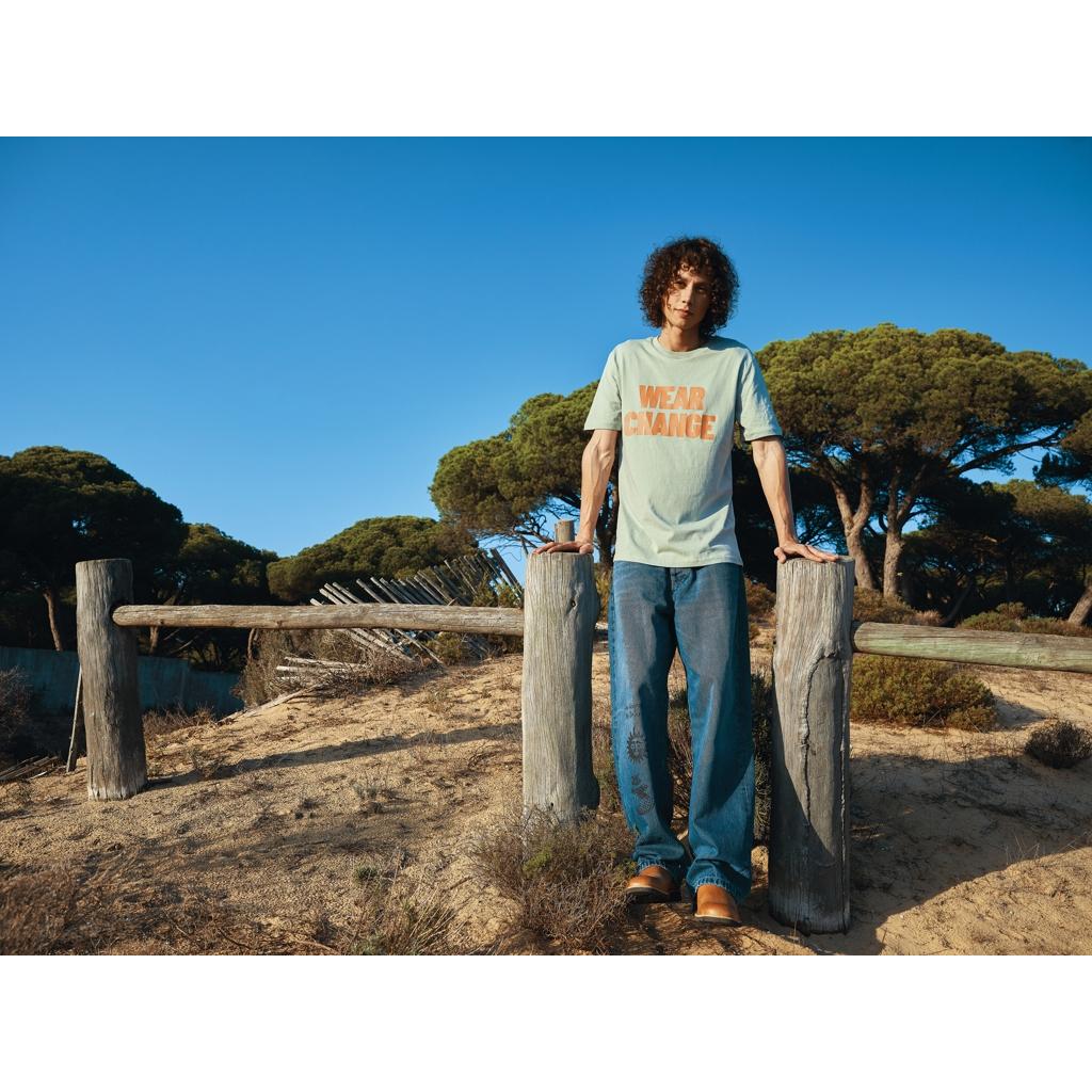 Tricou ușor din bumbac reciclat Iqoniq Sierra iceberg green XS