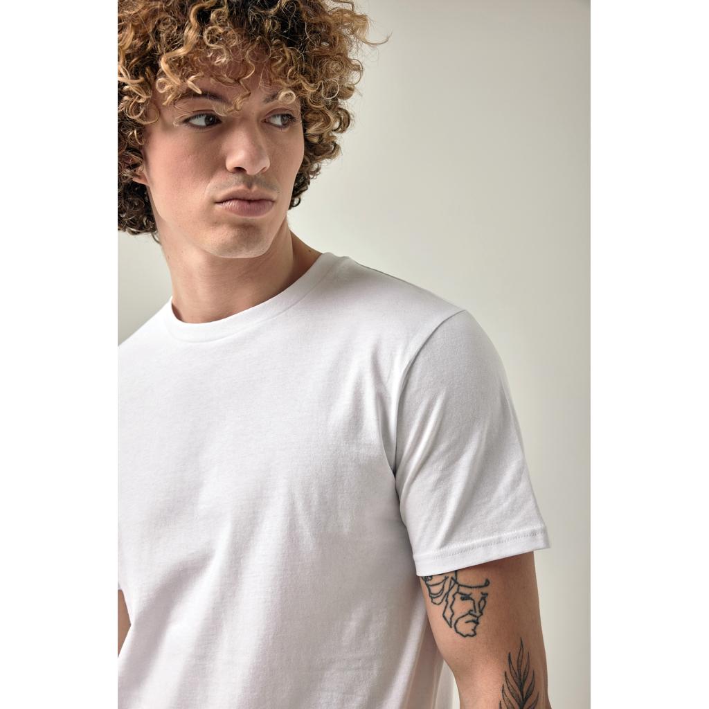 Tricou ușor din bumbac reciclat Iqoniq Sierra transparent M