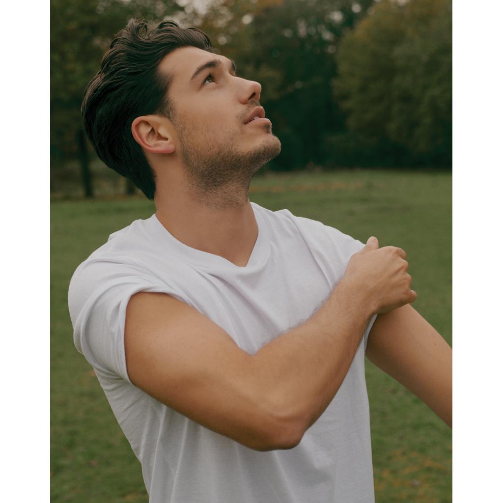 Tricou ușor din bumbac reciclat Iqoniq Sierra transparent M