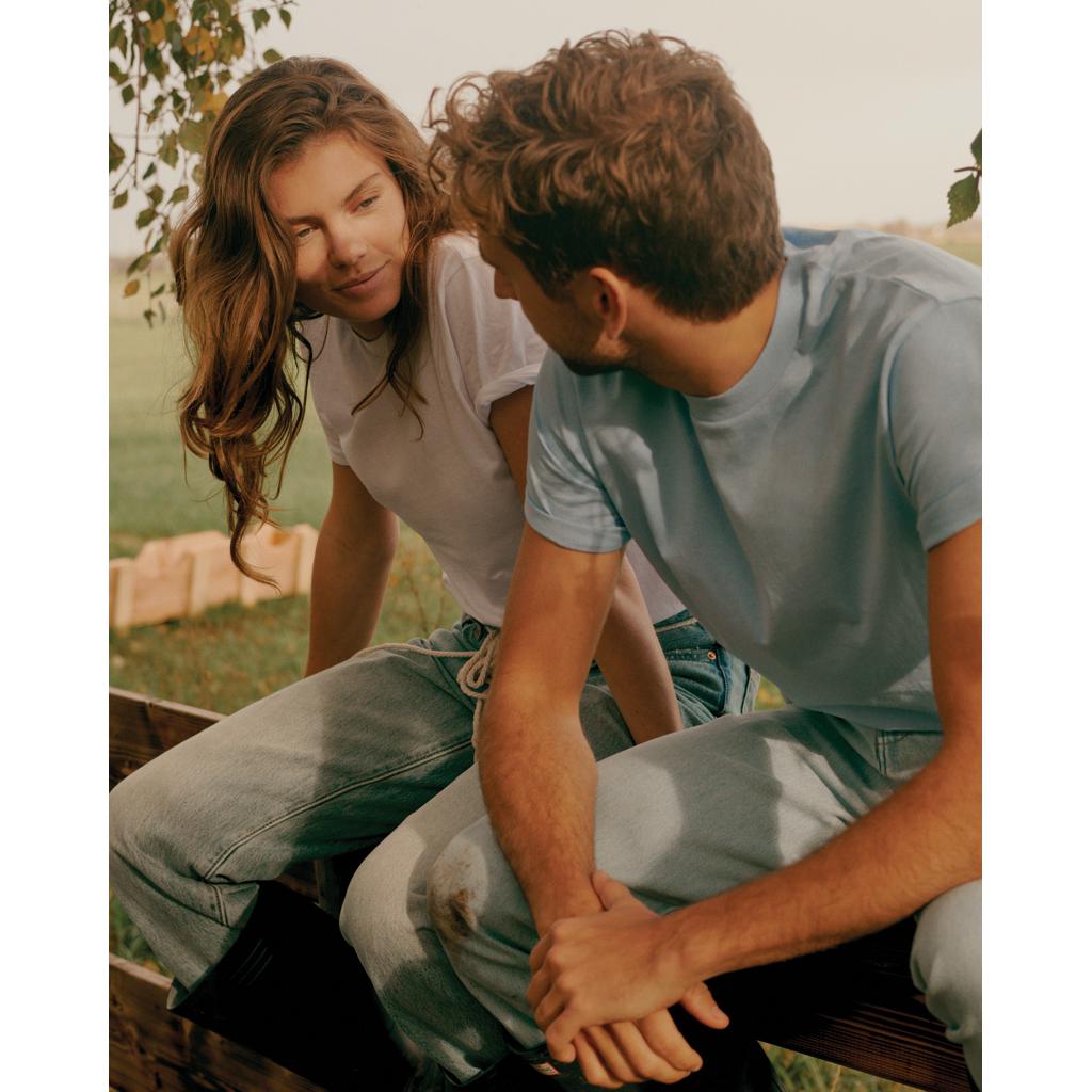 Tricou ușor din bumbac reciclat Iqoniq Sierra transparent M