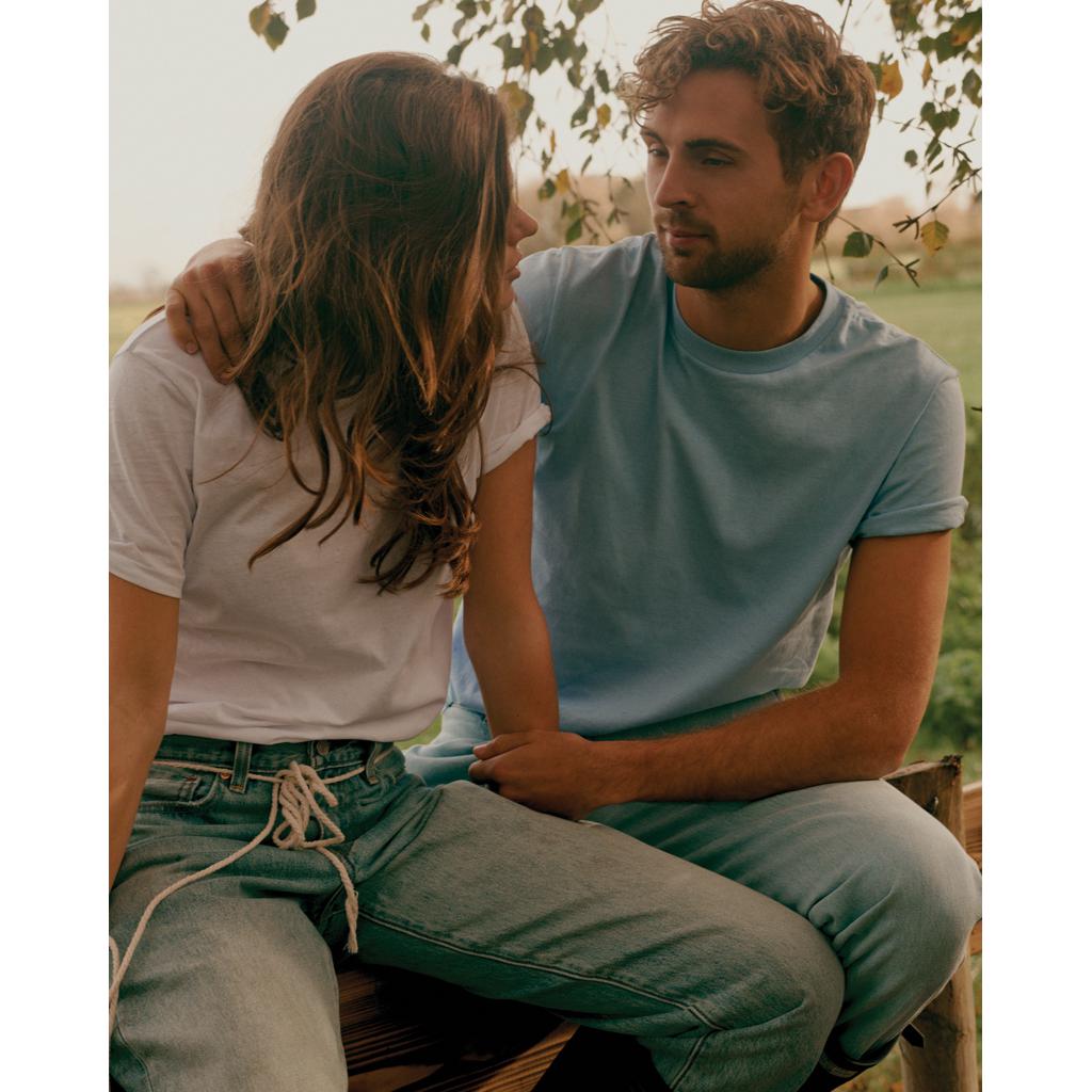 Tricou ușor din bumbac reciclat Iqoniq Sierra transparent M