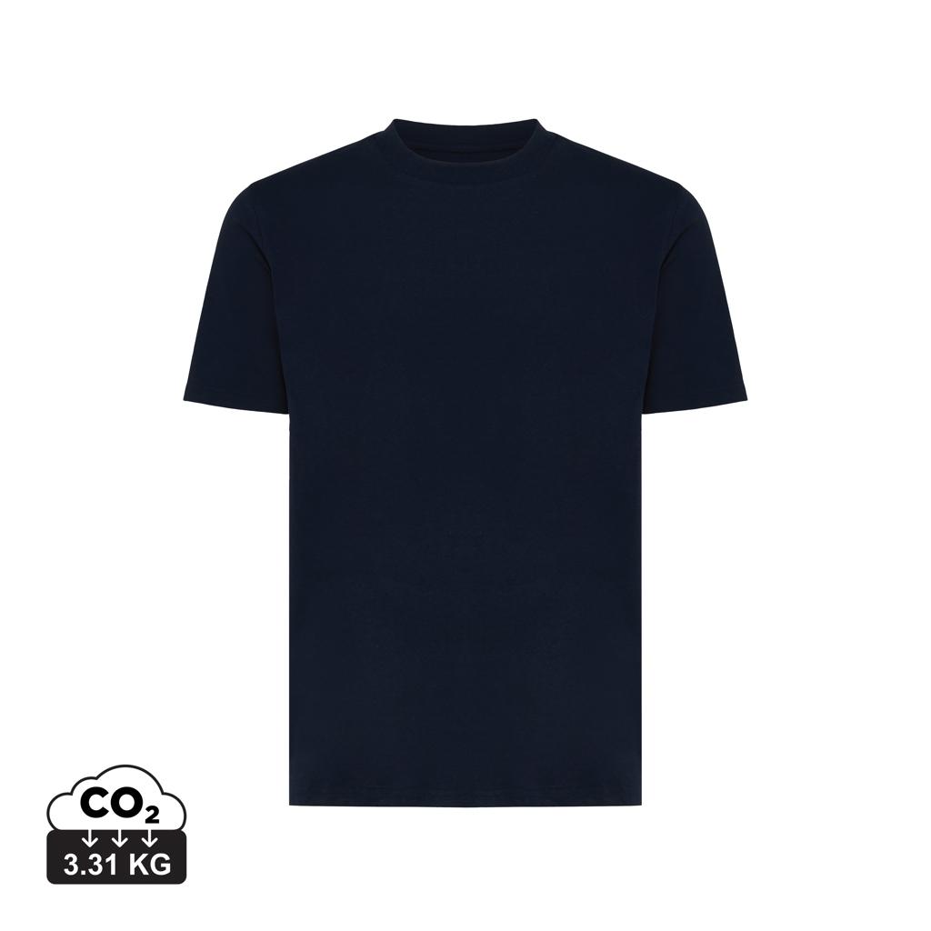 Tricou ușor din bumbac reciclat Iqoniq Sierra navy