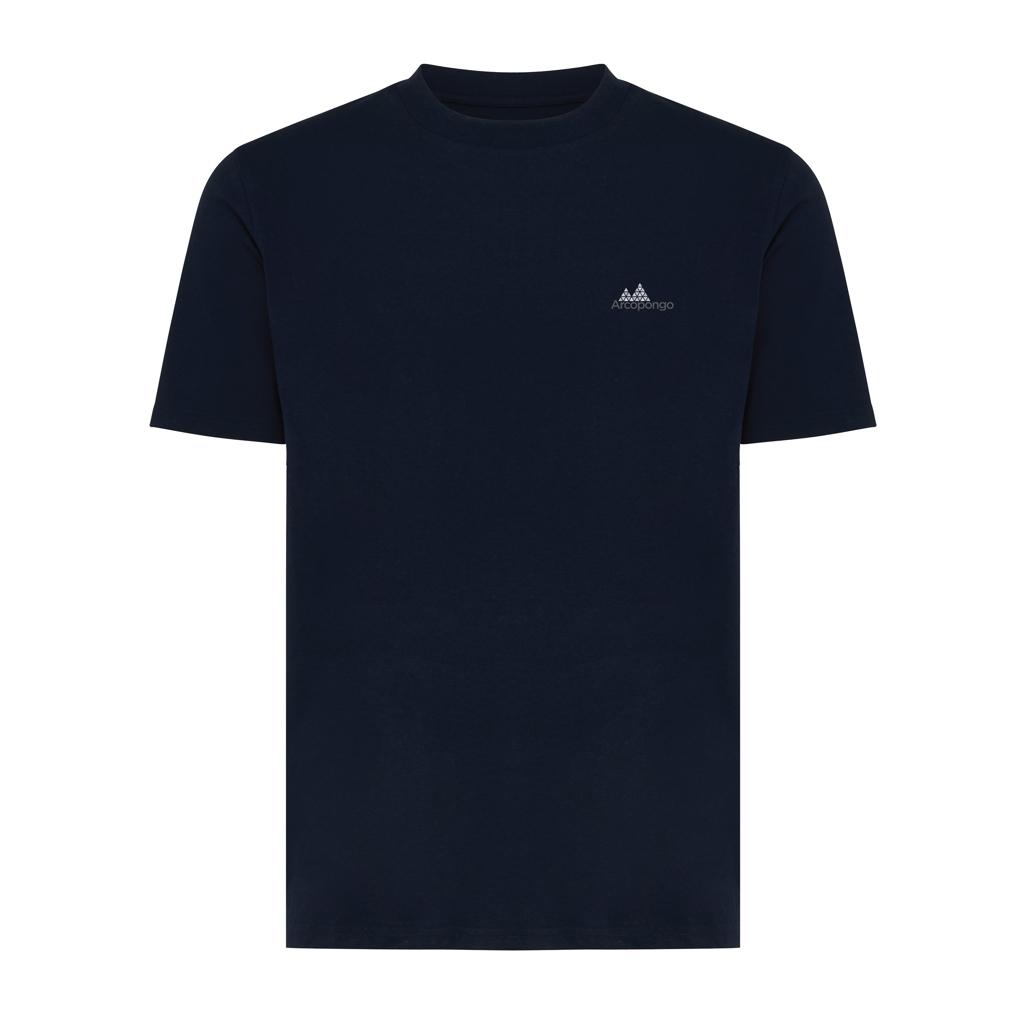 Tricou ușor din bumbac reciclat Iqoniq Sierra navy