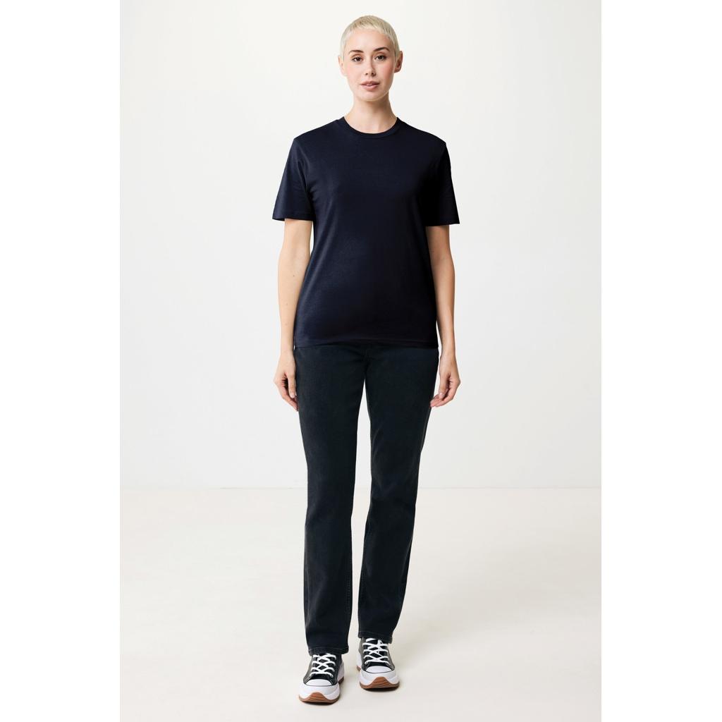 Tricou ușor din bumbac reciclat Iqoniq Sierra navy
