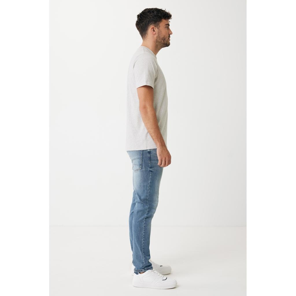 Tricou ușor din bumbac reciclat Iqoniq Sierra light heather grey 4XL