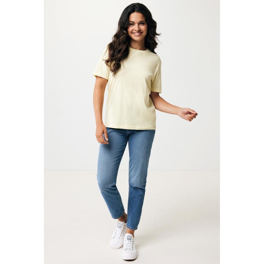 Tricou ușor din bumbac reciclat Iqoniq Sierra cream yellow M