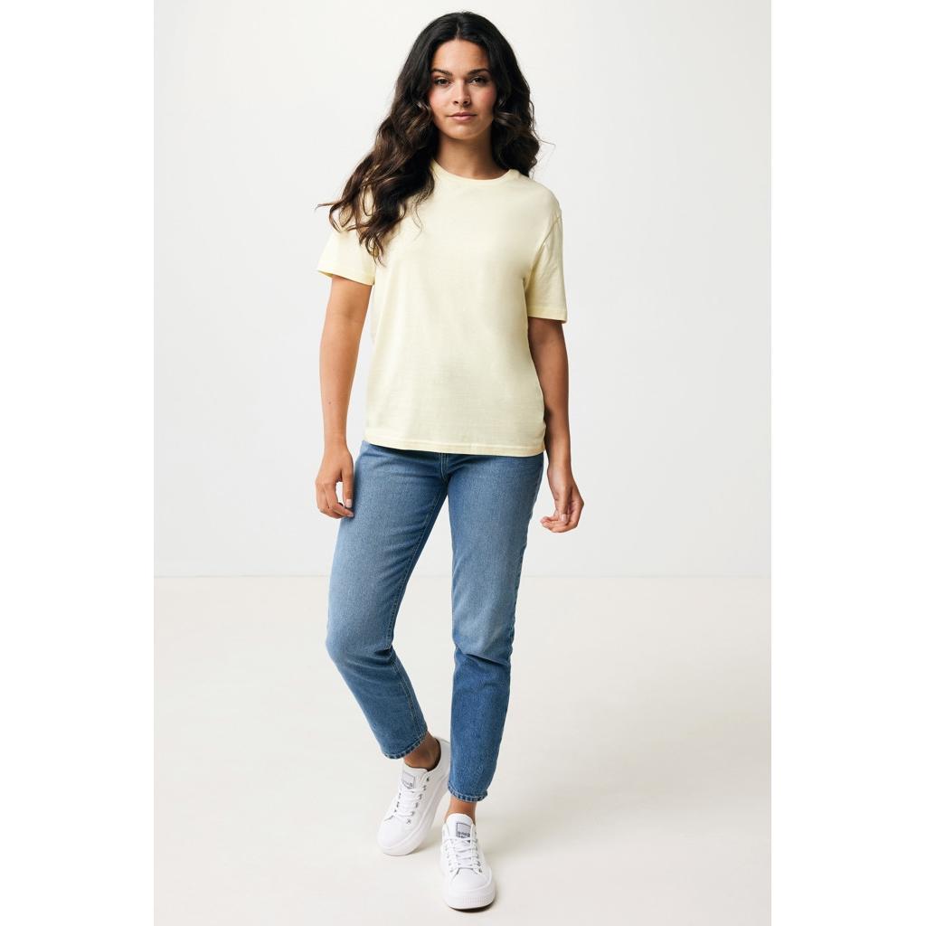 Tricou ușor din bumbac reciclat Iqoniq Sierra cream yellow M
