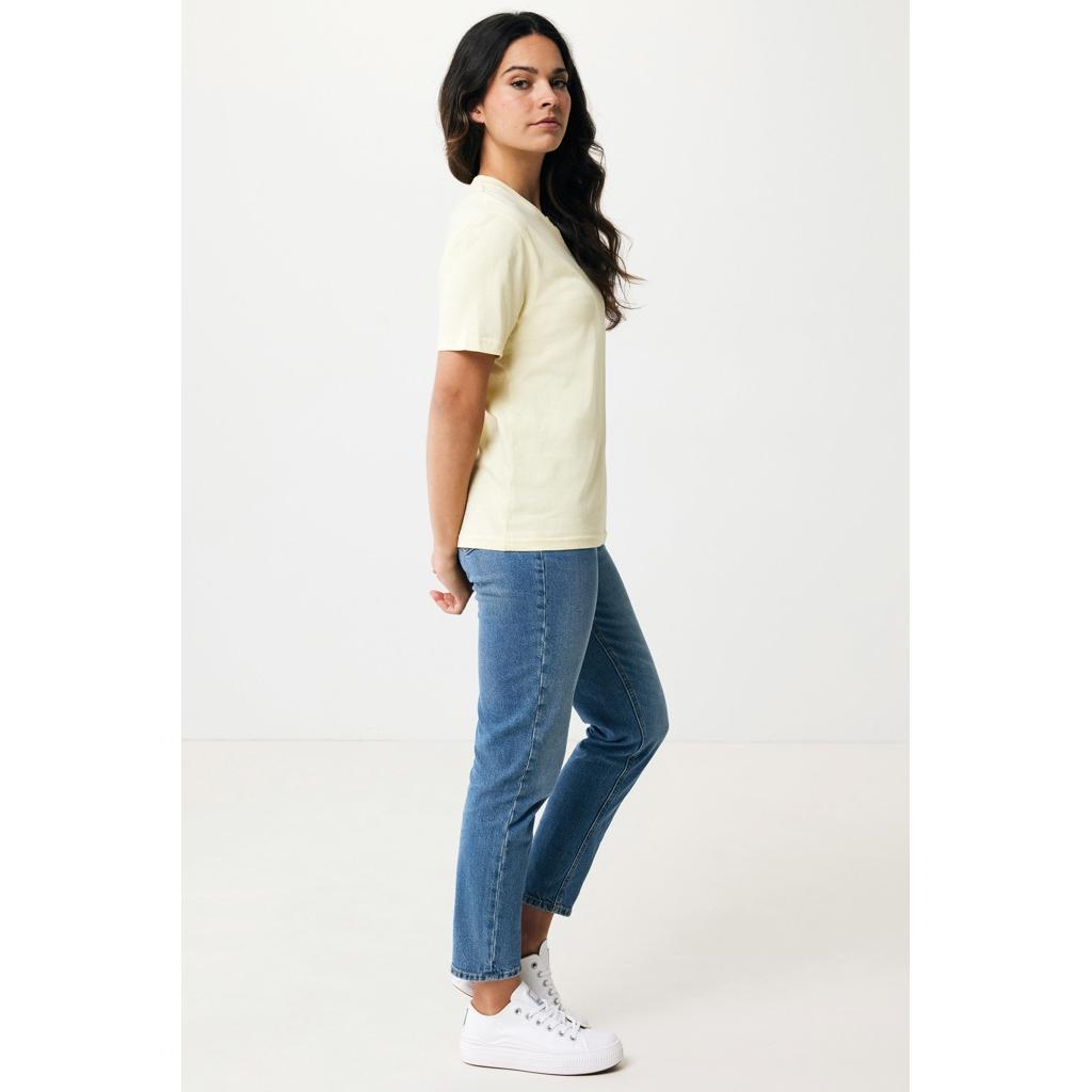 Tricou ușor din bumbac reciclat Iqoniq Sierra cream yellow M