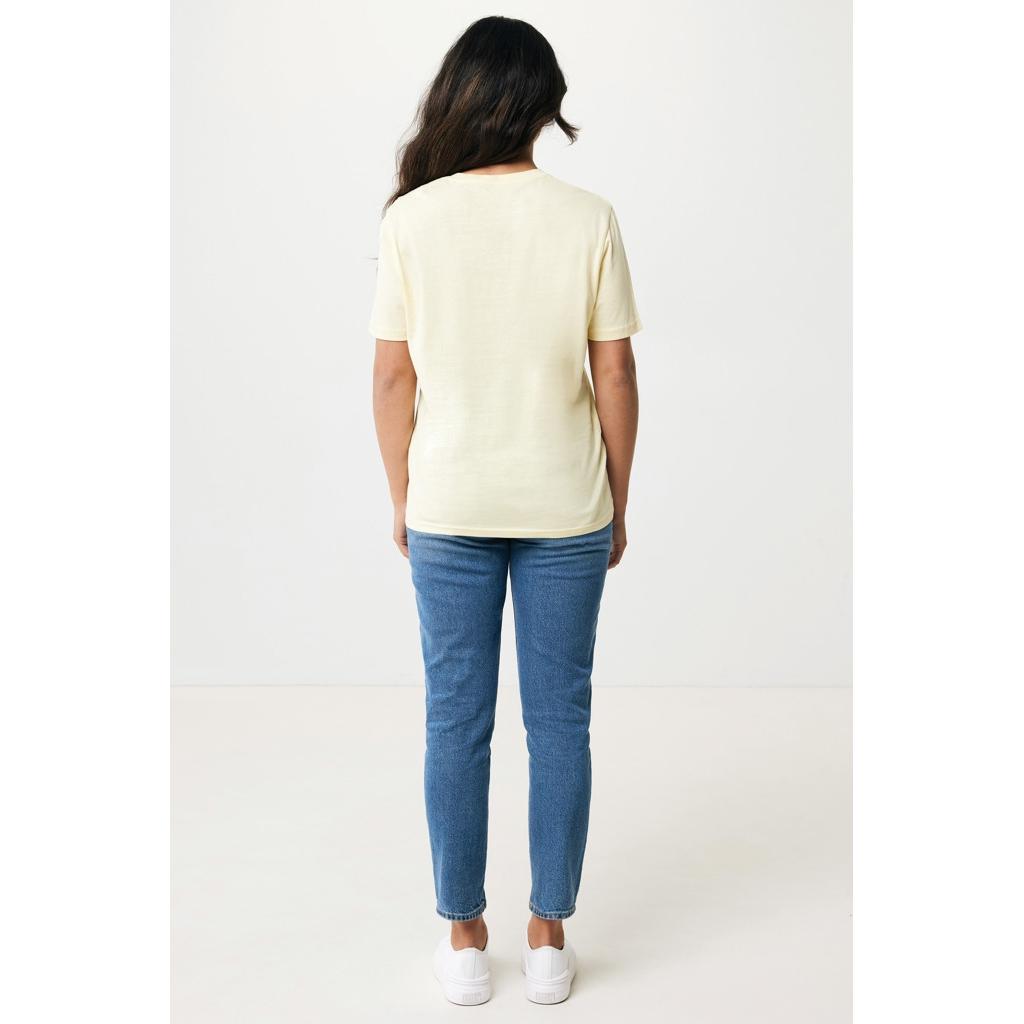 Tricou ușor din bumbac reciclat Iqoniq Sierra cream yellow M