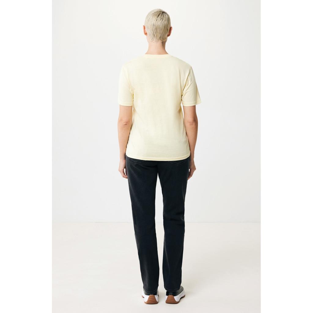 Tricou ușor din bumbac reciclat Iqoniq Sierra cream yellow M
