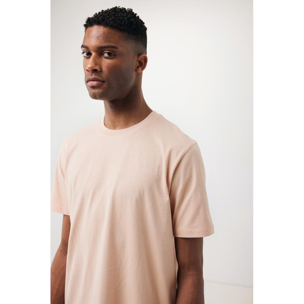 Tricou ușor din bumbac reciclat Iqoniq Sierra peach nectar 2XS