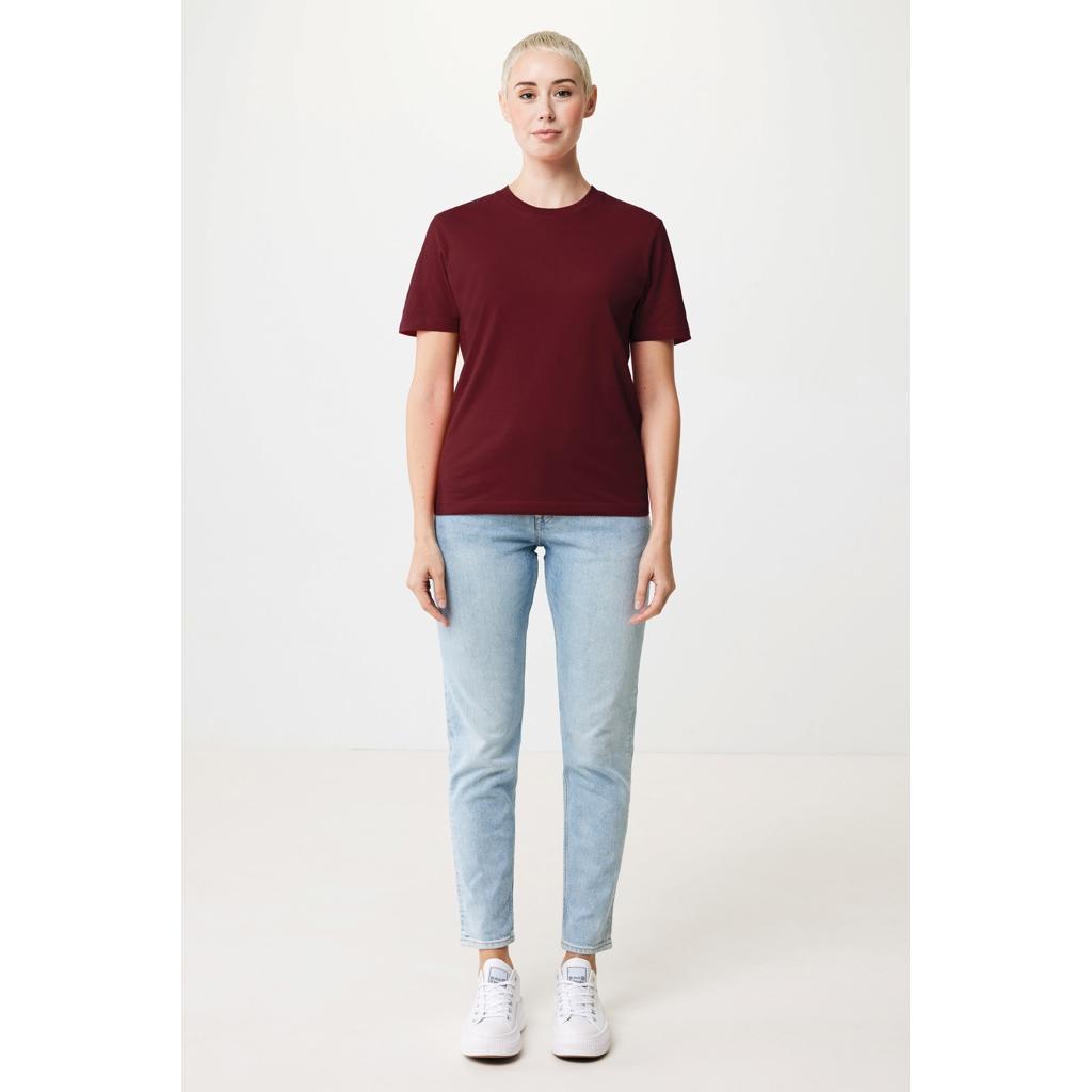 Tricou ușor din bumbac reciclat Iqoniq Sierra burgundy XL