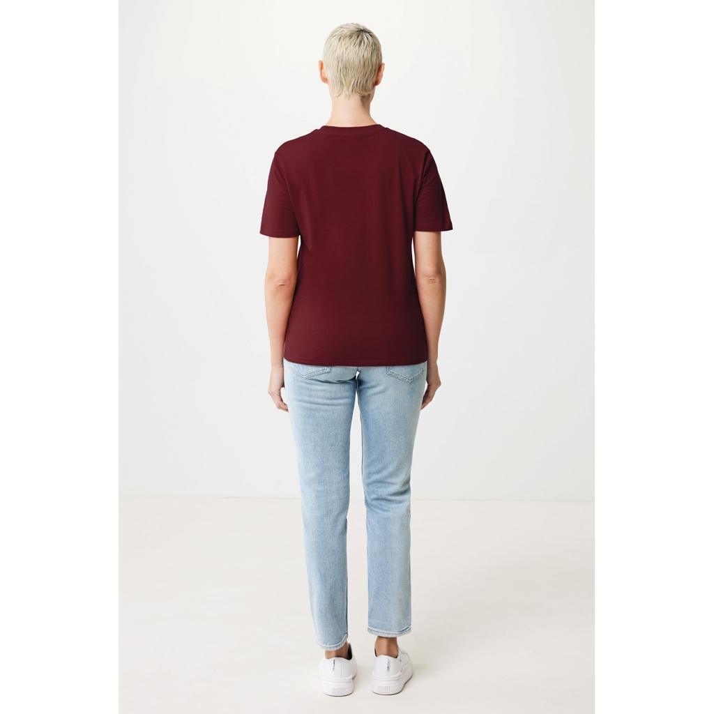 Tricou ușor din bumbac reciclat Iqoniq Sierra burgundy XL