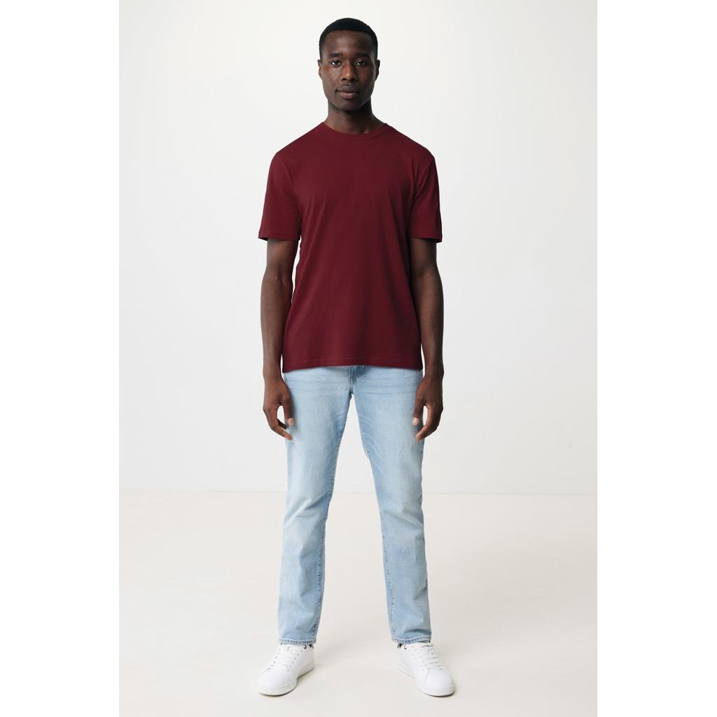Tricou ușor din bumbac reciclat Iqoniq Sierra burgundy XL