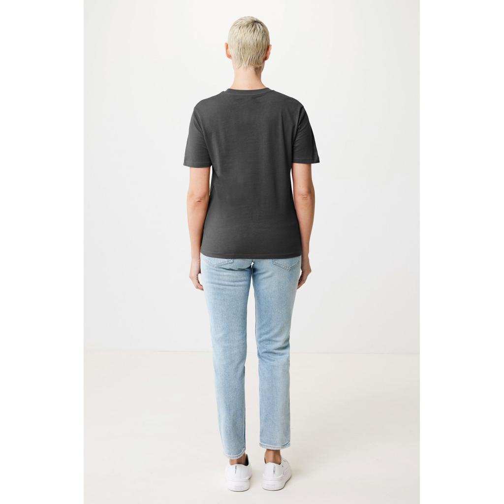 Tricou ușor din bumbac reciclat Iqoniq Sierra anthracite