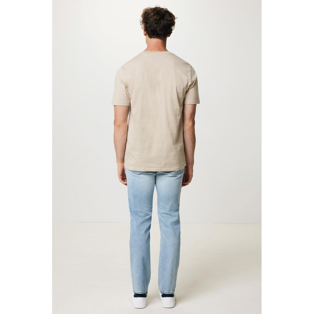 Tricou ușor din bumbac reciclat Iqoniq Sierra light heather brown 2XS