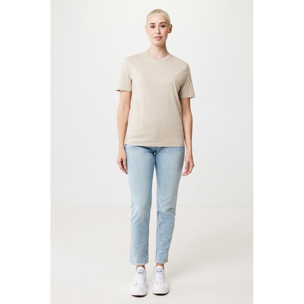 Tricou ușor din bumbac reciclat Iqoniq Sierra light heather brown 2XS