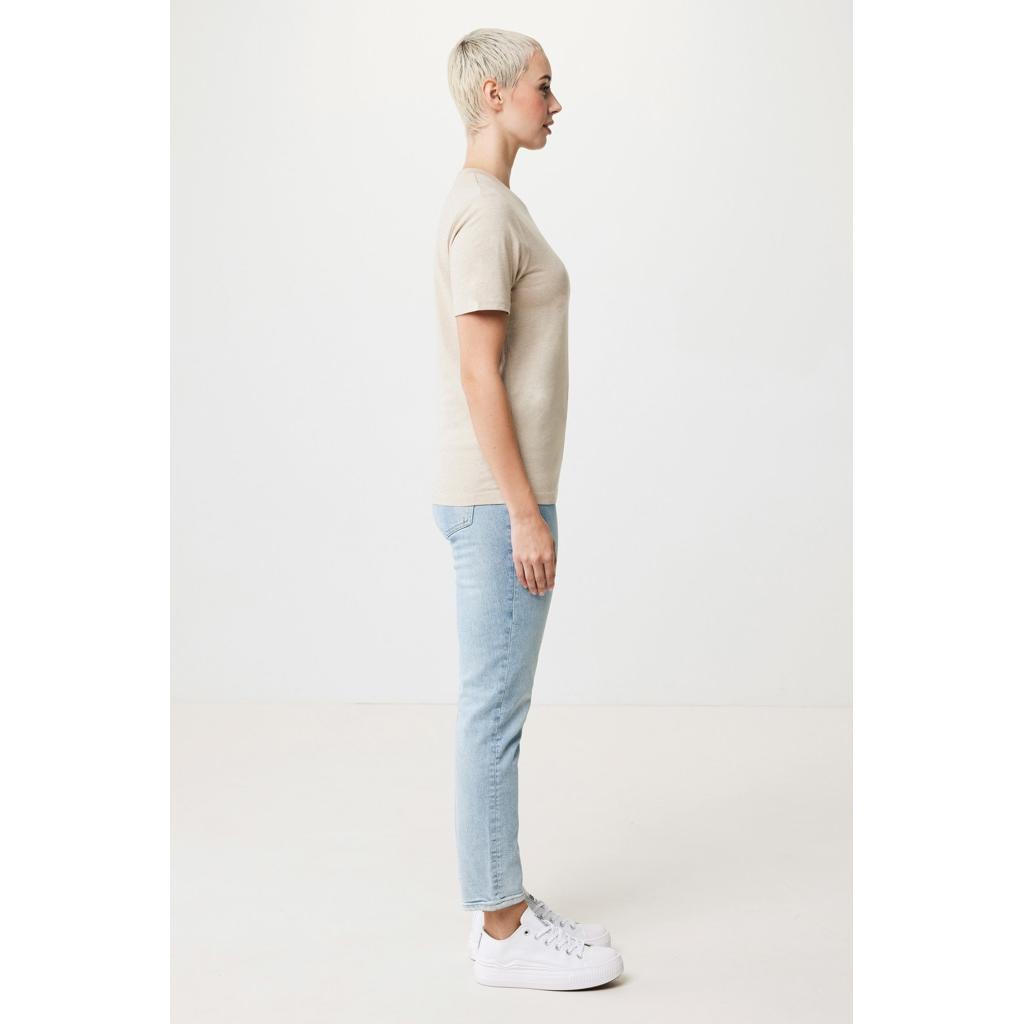 Tricou ușor din bumbac reciclat Iqoniq Sierra light heather brown 2XS