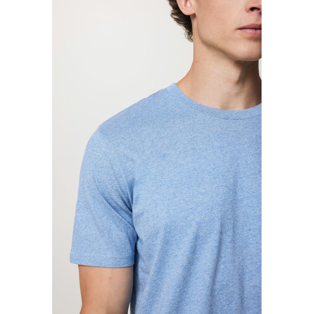 Tricou ușor din bumbac reciclat Iqoniq Sierra light heather blue 2XS