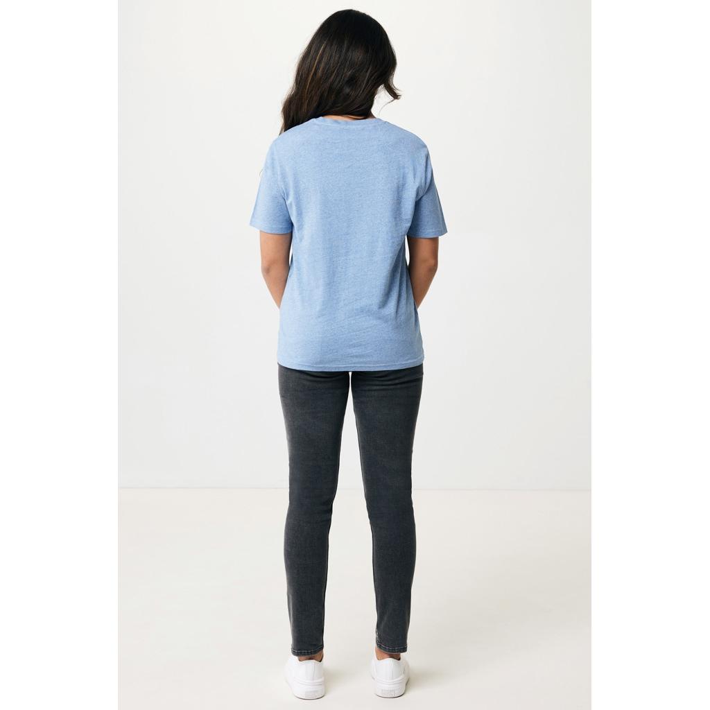 Tricou ușor din bumbac reciclat Iqoniq Sierra light heather blue 2XS