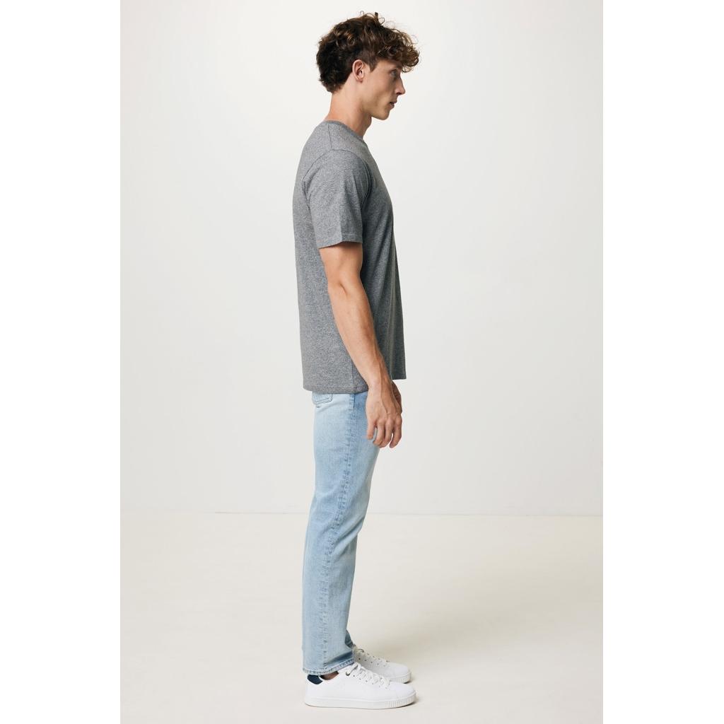 Tricou ușor din bumbac reciclat Iqoniq Sierra light heather anthracite 2XS