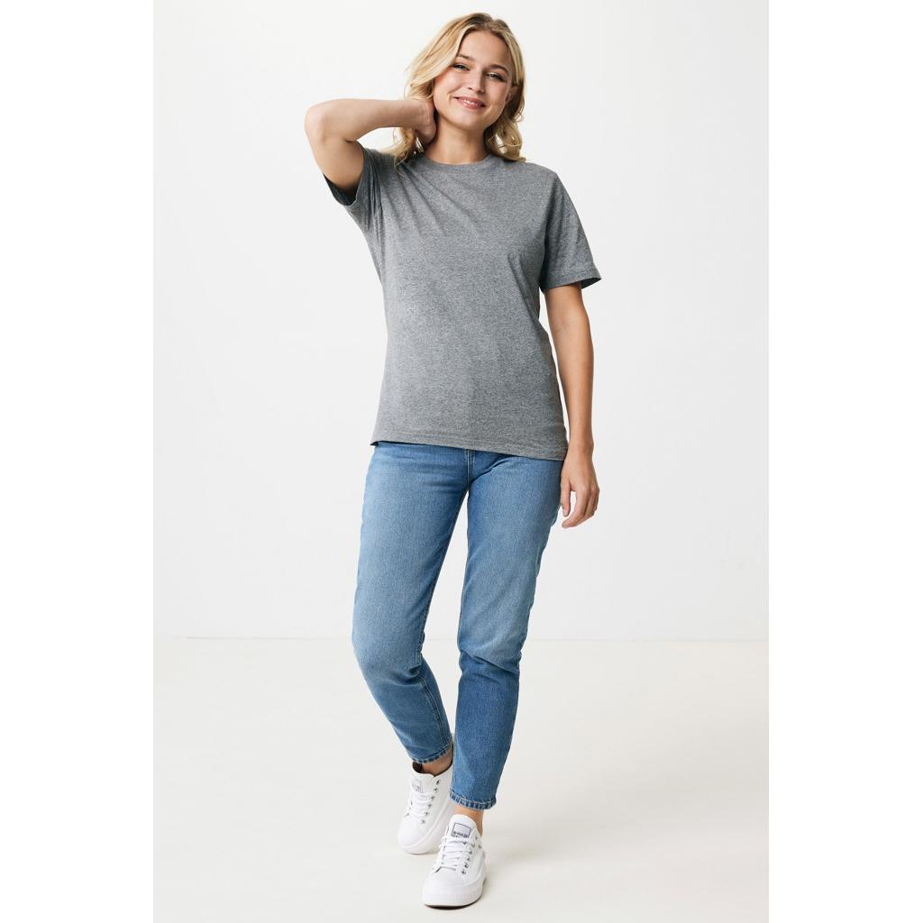 Tricou ușor din bumbac reciclat Iqoniq Sierra light heather anthracite 2XS