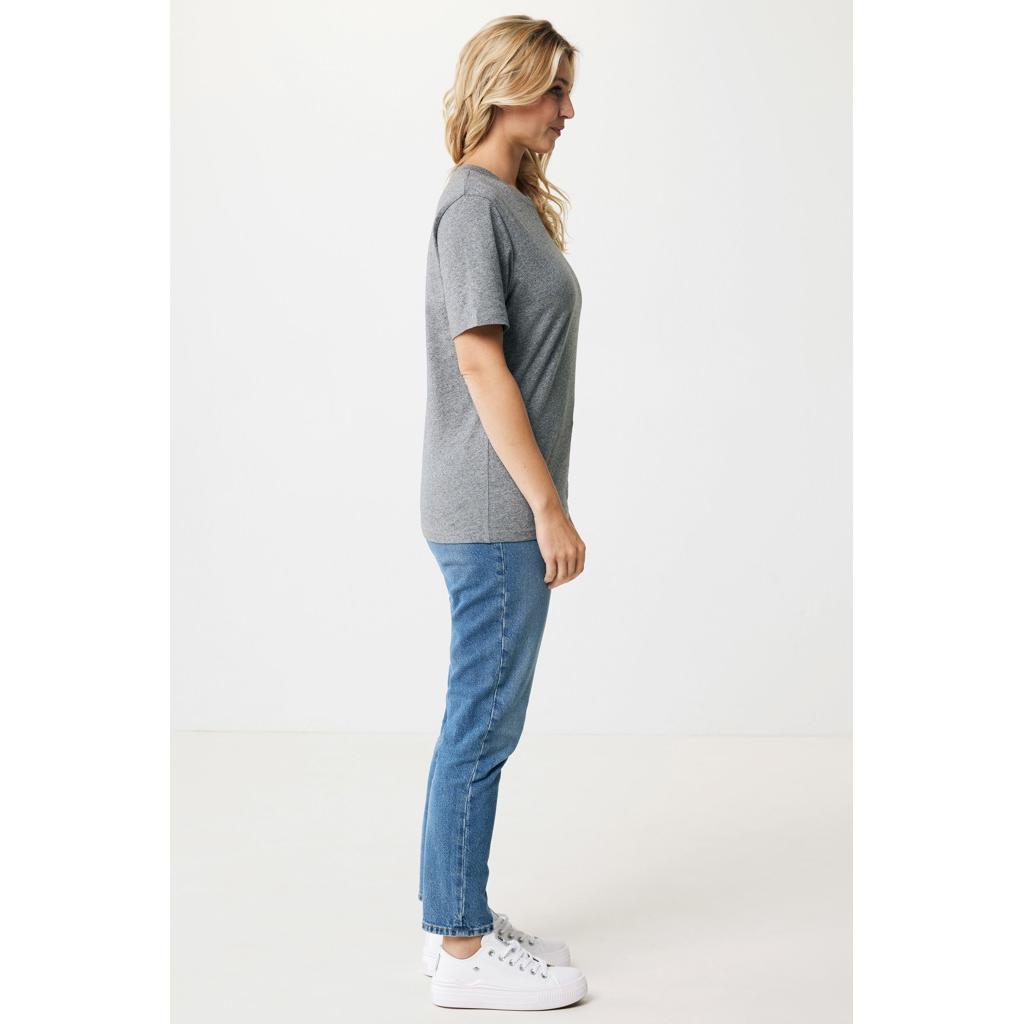 Tricou ușor din bumbac reciclat Iqoniq Sierra light heather anthracite 2XS