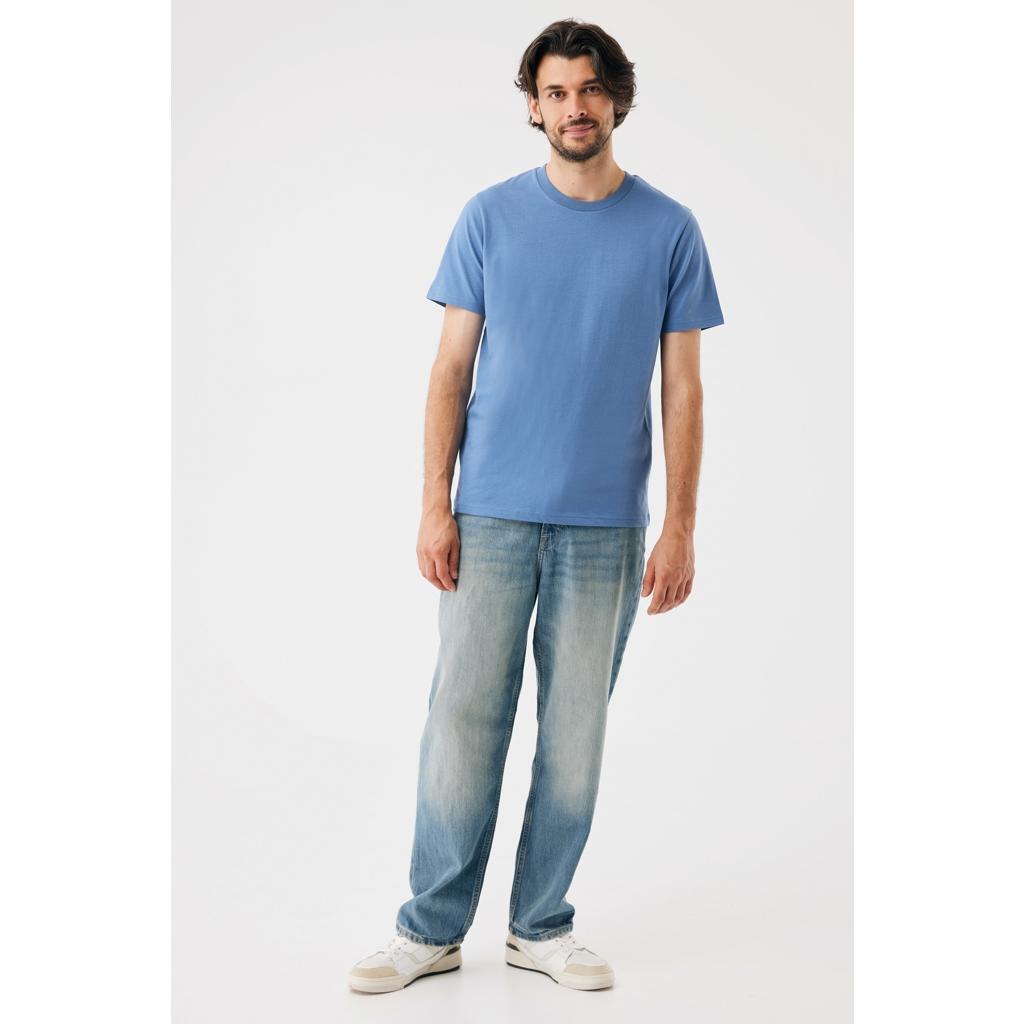 Tricou ușor din bumbac reciclat Iqoniq Sierra Moon blue L