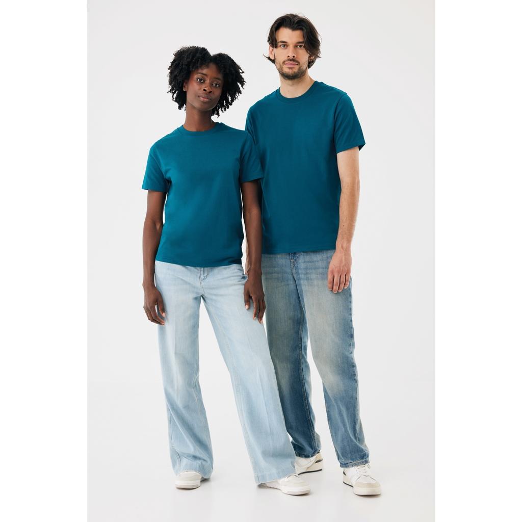 Tricou ușor din bumbac reciclat Iqoniq Sierra dark teal L