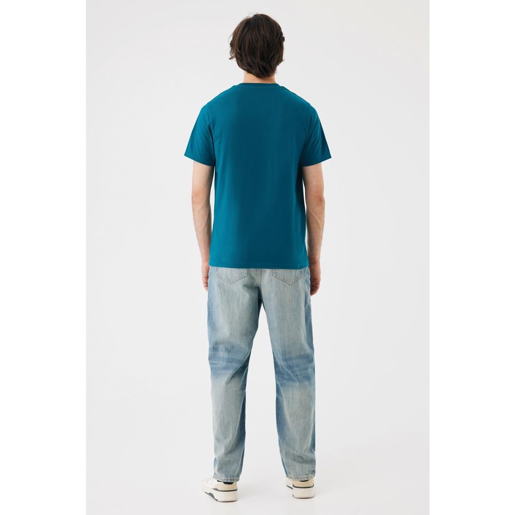Tricou ușor din bumbac reciclat Iqoniq Sierra dark teal L