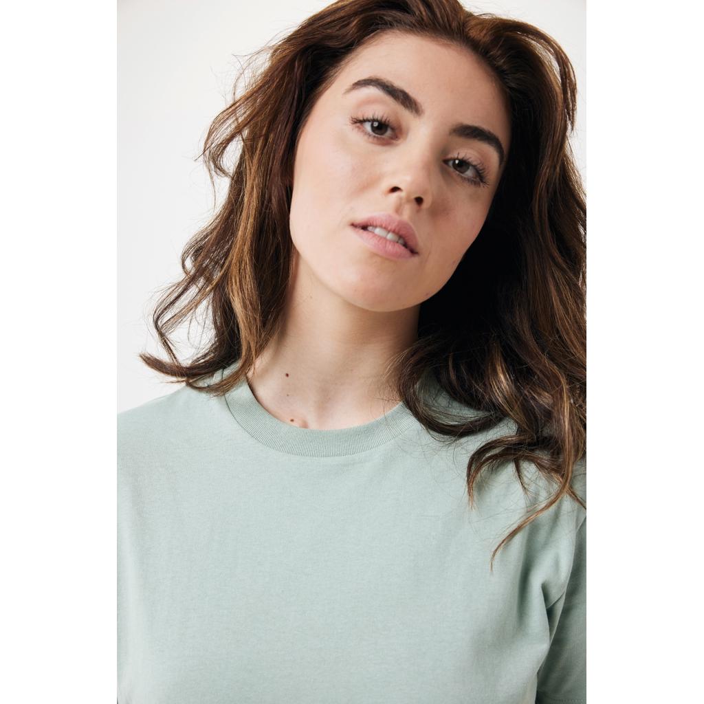 Tricou din bumbac reciclat Iqoniq Teide iceberg green 3XL