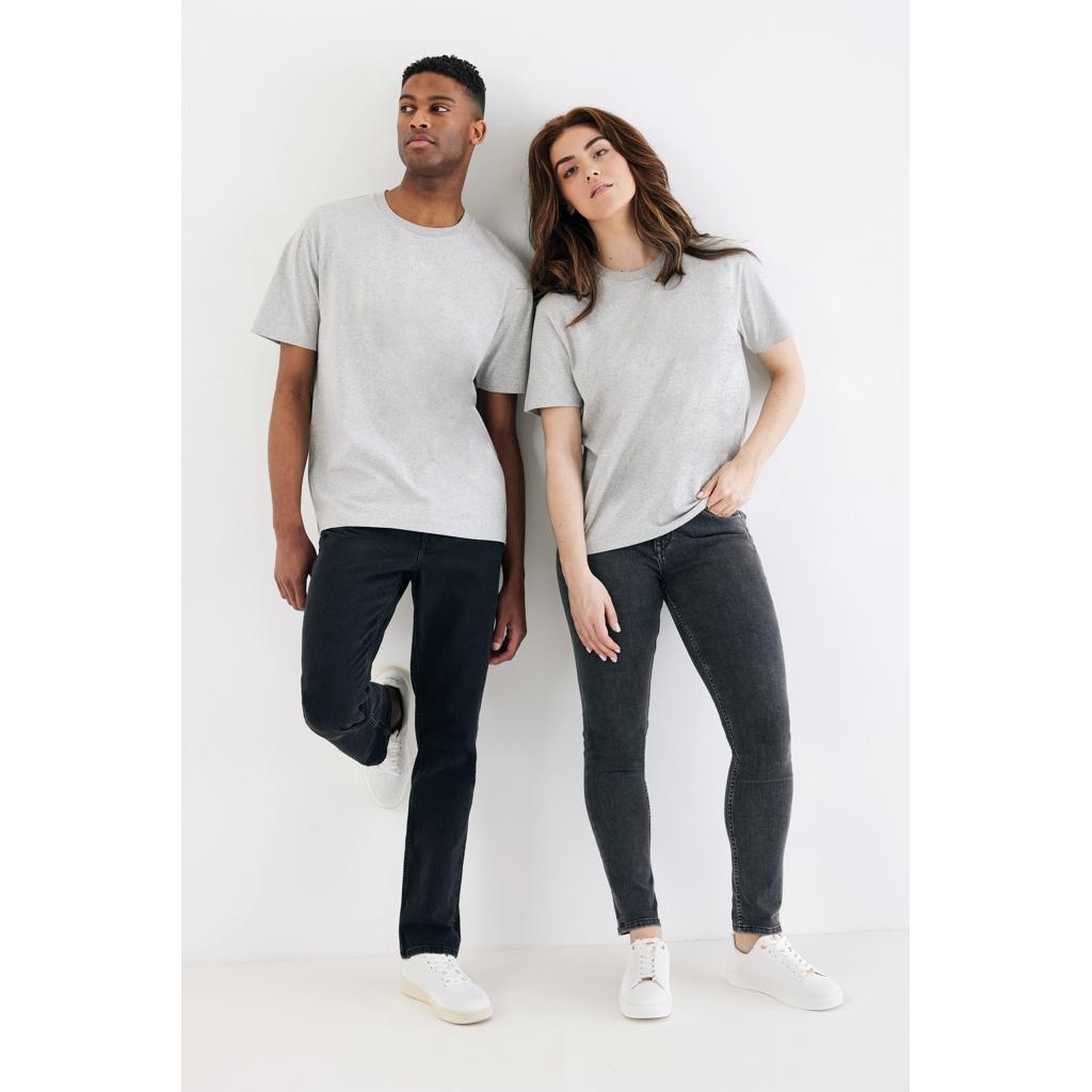 Tricou din bumbac reciclat Iqoniq Teide heather grey