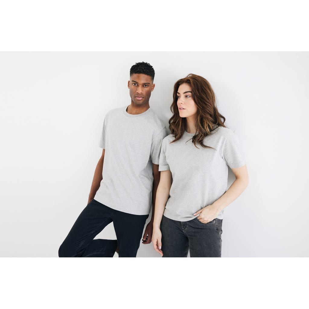 Tricou din bumbac reciclat Iqoniq Teide heather grey 3XL