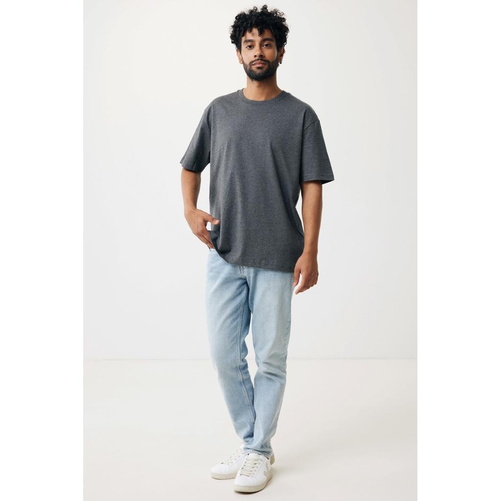 Tricou din bumbac reciclat Iqoniq Teide heather anthracite L