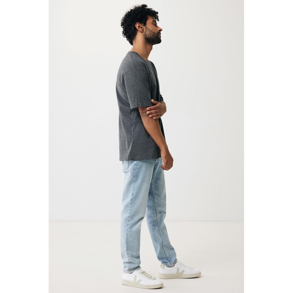 Tricou din bumbac reciclat Iqoniq Teide heather anthracite L