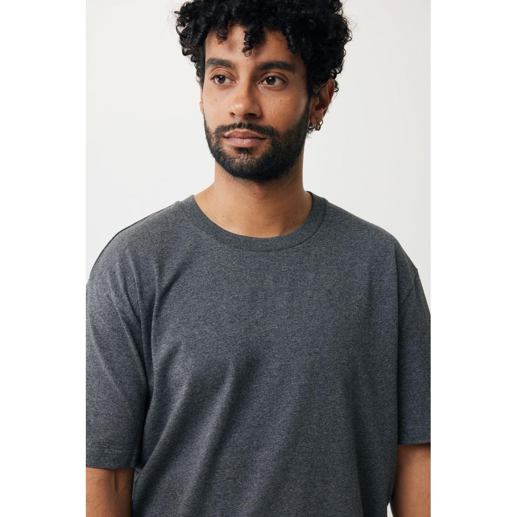 Tricou din bumbac reciclat Iqoniq Teide heather anthracite L