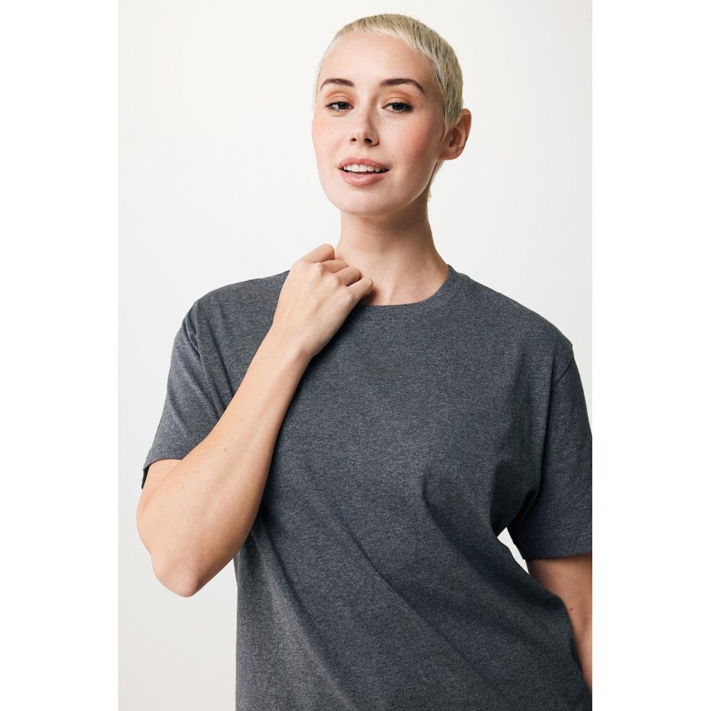 Tricou din bumbac reciclat Iqoniq Teide heather anthracite L