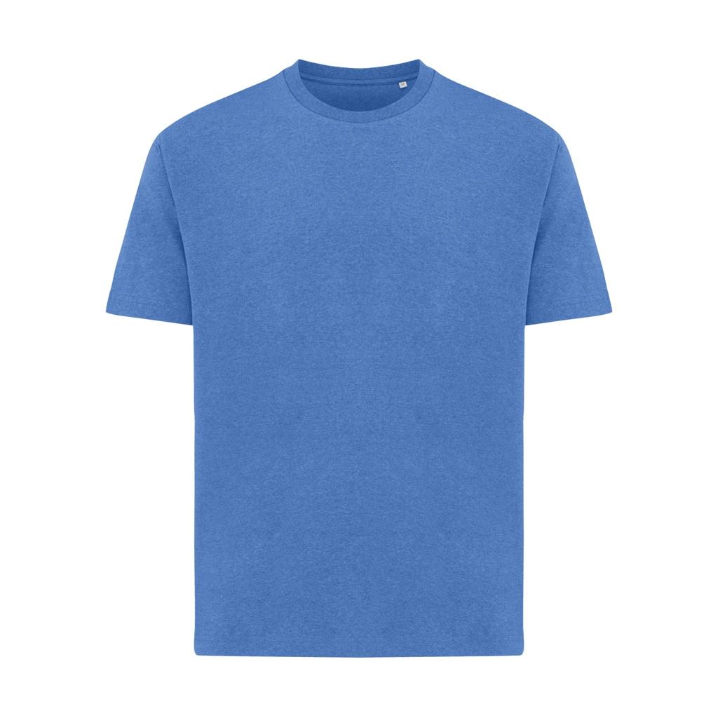 Tricou din bumbac reciclat Iqoniq Teide heather blue