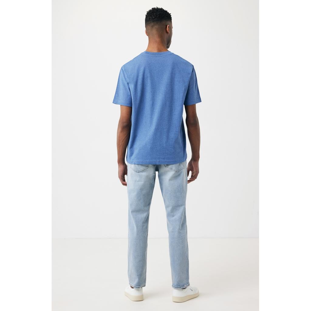 Tricou din bumbac reciclat Iqoniq Teide heather blue L