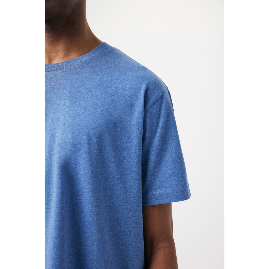 Tricou din bumbac reciclat Iqoniq Teide heather blue L