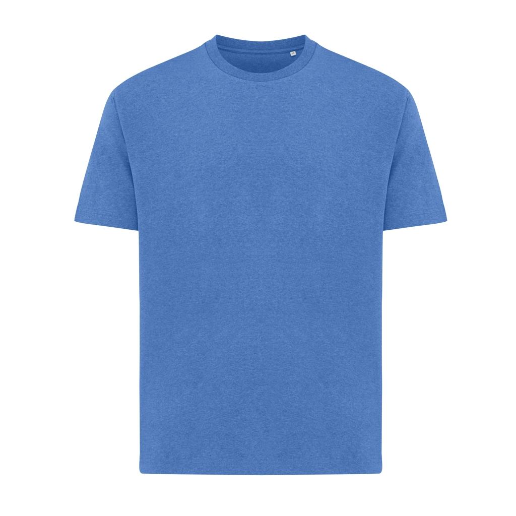Tricou din bumbac reciclat Iqoniq Teide heather blue L