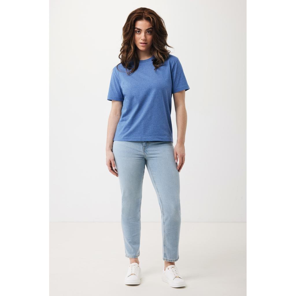 Tricou din bumbac reciclat Iqoniq Teide heather blue L