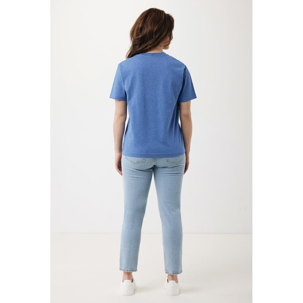 Tricou din bumbac reciclat Iqoniq Teide heather blue L